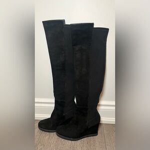 Stuart Weitzman Black Knee-High Boots
